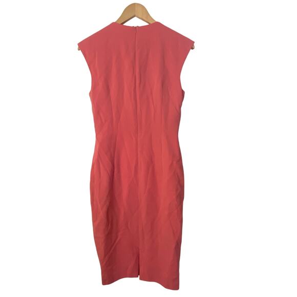 BLACK HALO Samoa Sheath in Carnival Cap Sleeve Dress Pink Size 4 - Picture 4 of 7